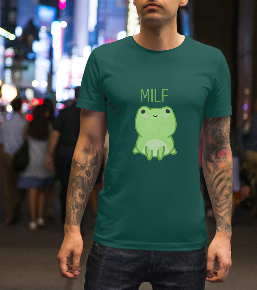 MILF ManILoveFwogs Merch Man I Love Fwogs Cute Frog T-Shirt