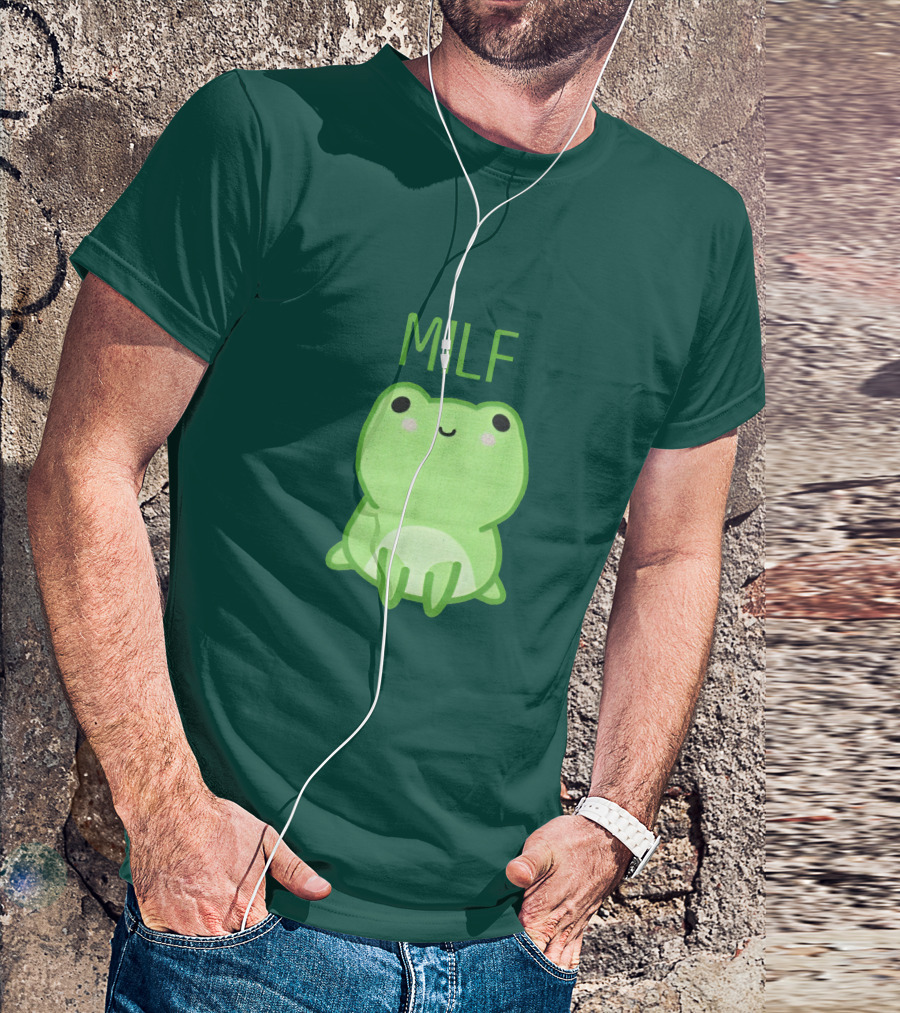 MILF ManILoveFwogs Merch Man I Love Fwogs Cute Frog T-Shirt