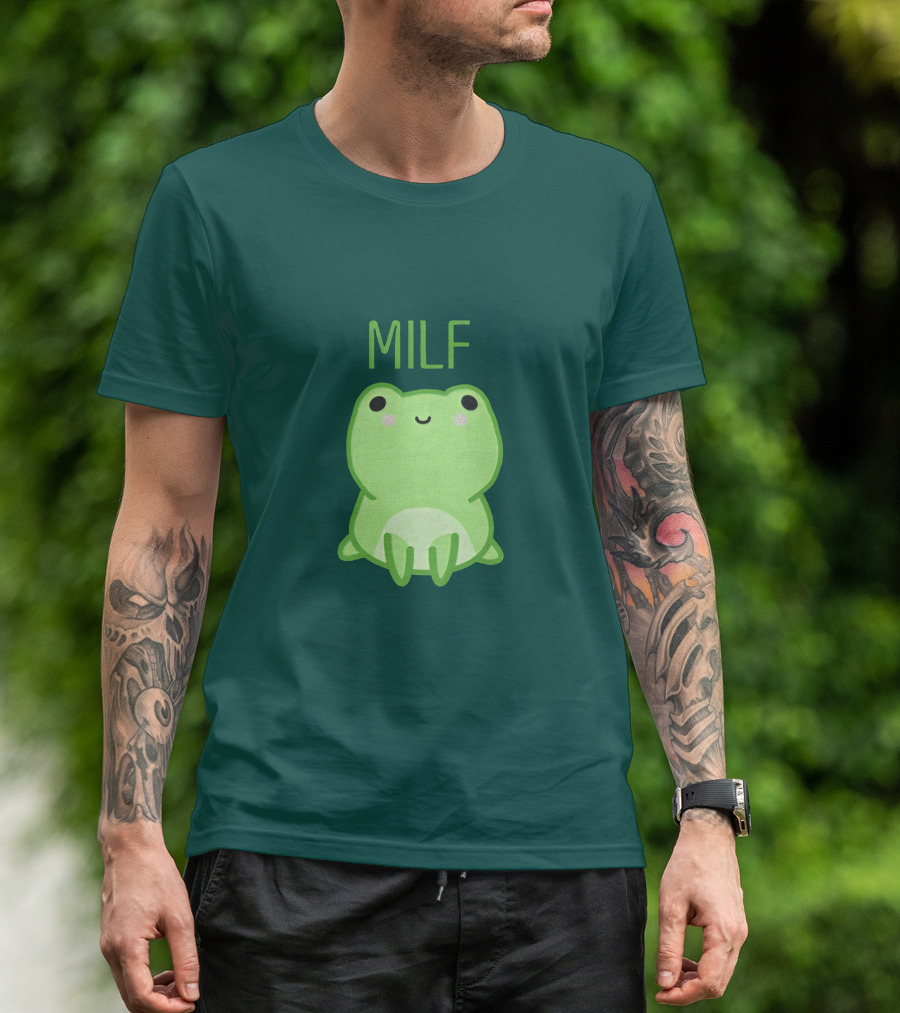 MILF ManILoveFwogs Merch Man I Love Fwogs Cute Frog T-Shirt