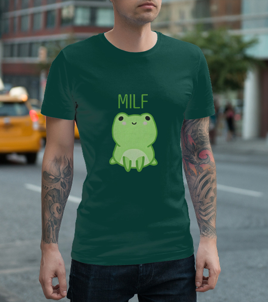 Shop the Man I Love Fwogs MILF Merch Store T-Shirt