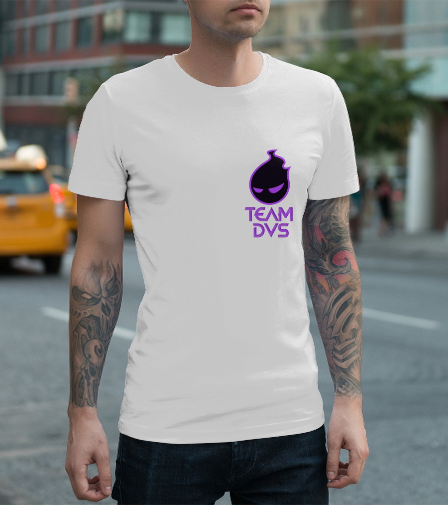 Team DVS Purple Flame Icon T-Shirt