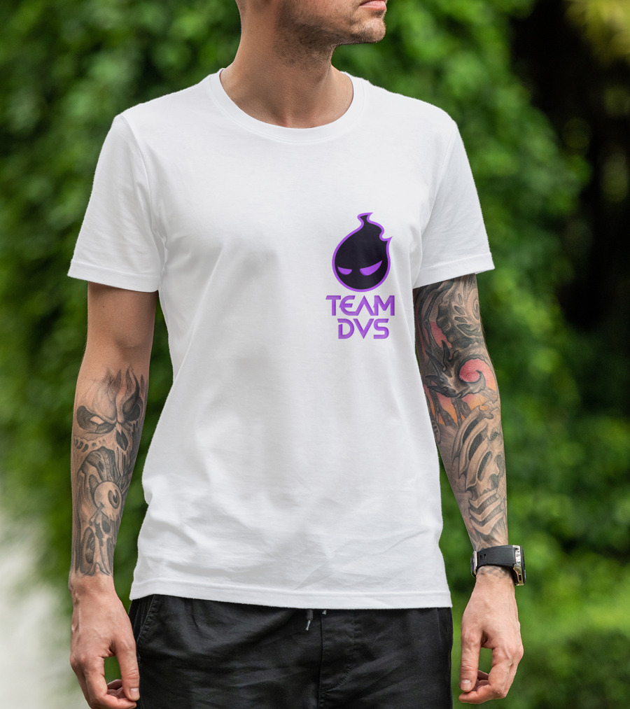 Team DVS Purple Flame Icon T-Shirt
