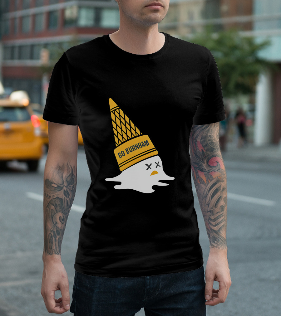 Bo Burnham Melting Ice Cream Cone Emoji Face T-Shirt