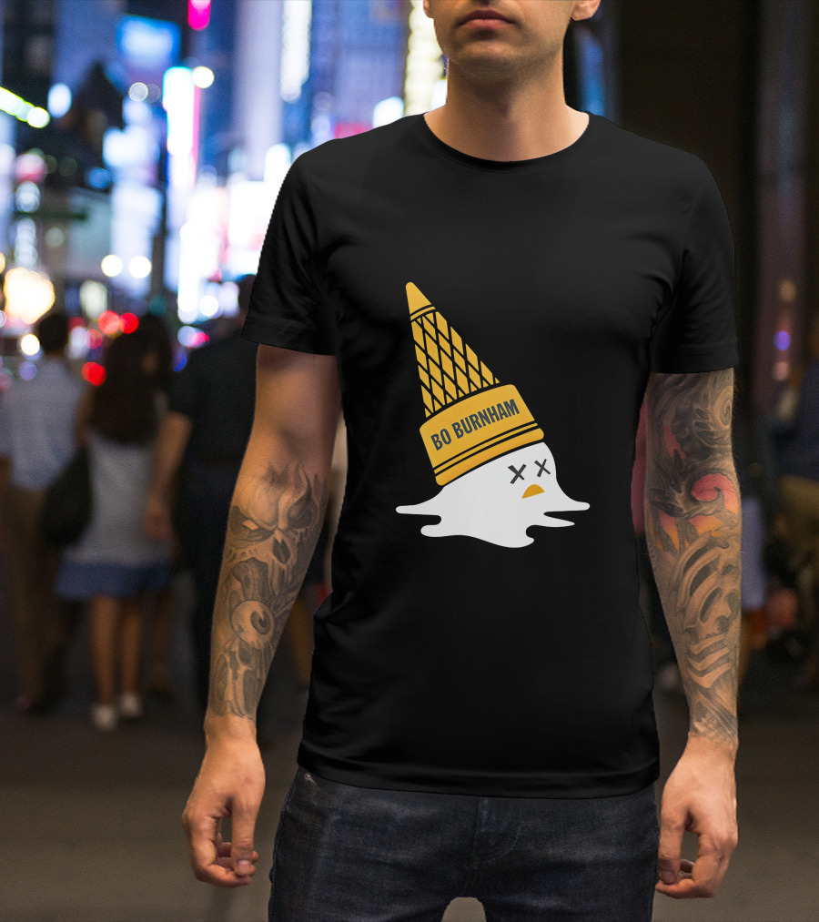Bo Burnham Melting Ice Cream Cone Emoji Face T-Shirt