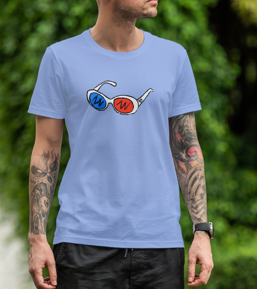 George Not Found 3D Glasses Icon Merch Store T-Shirt