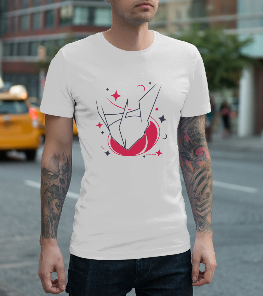 aDrive Team Shiny Space-Inspired Origami T-Shirt