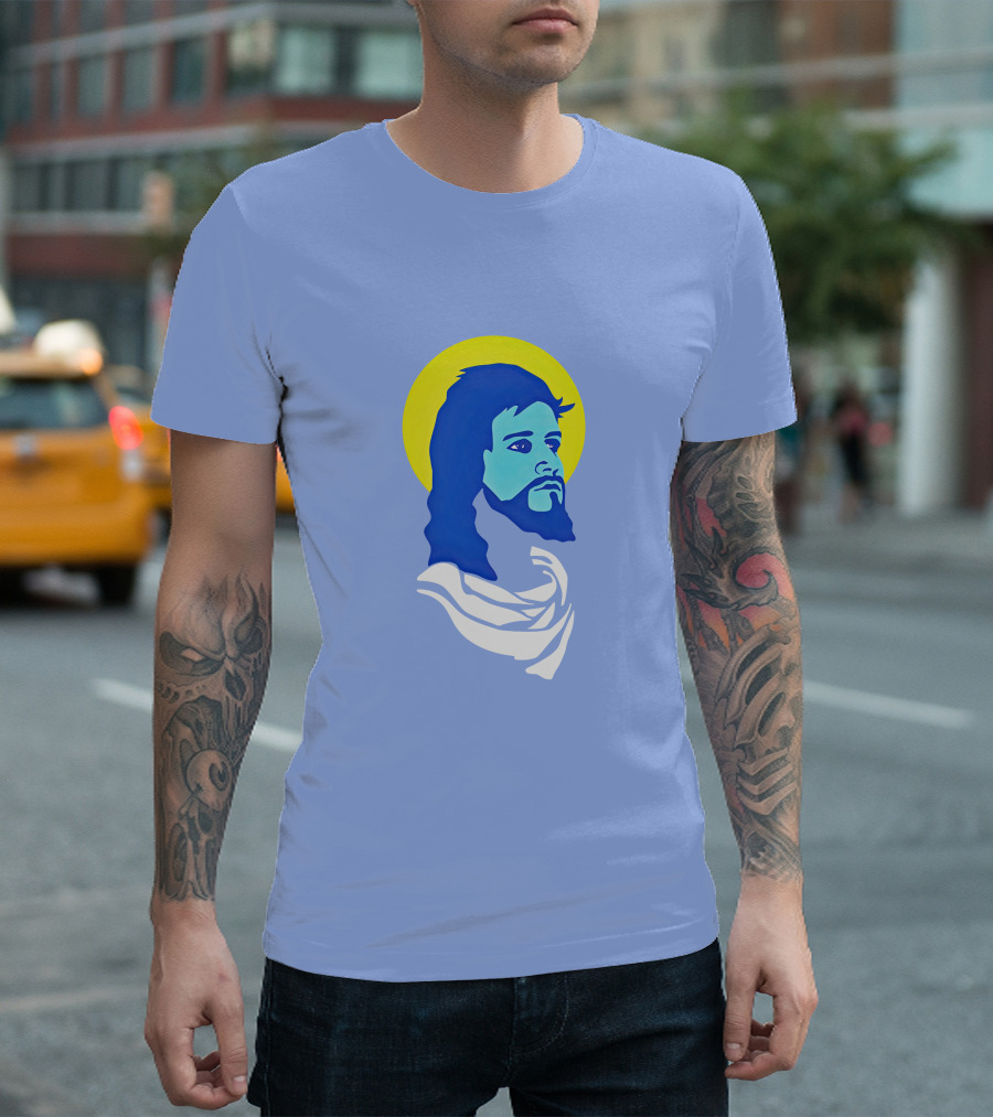 Bo Burnham Blue Halo Portrait Merch Bosus T-Shirt
