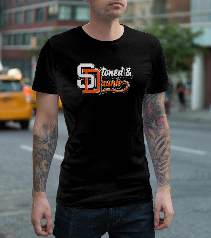 Stoned and Drunk LifeBeingDest Refuse The Brand SD T-Shirt
