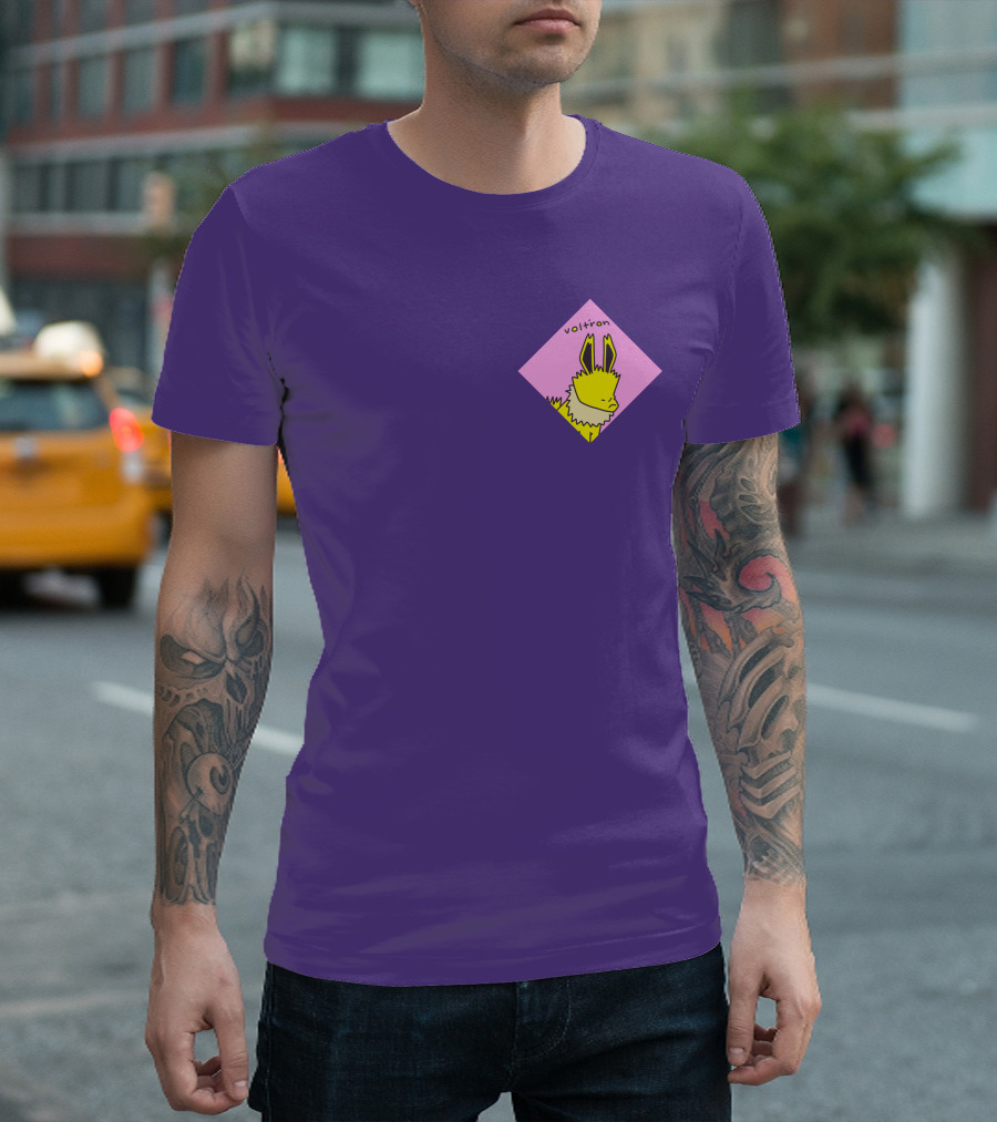 Whatstheirface Volt'ron Yellow Electric T-Shirt