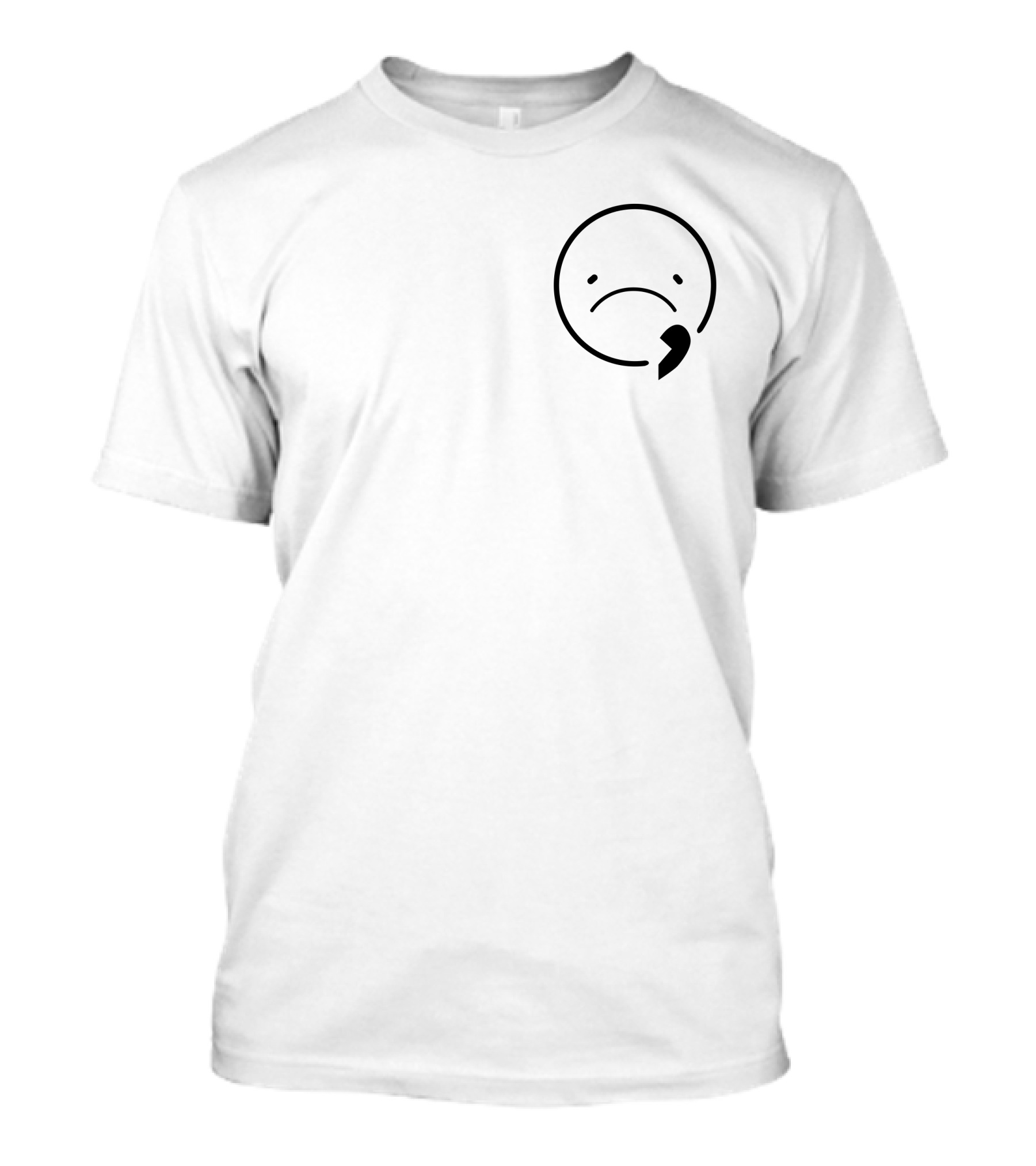 Shop The SAD Ist Merch Store Sad Face T-Shirt