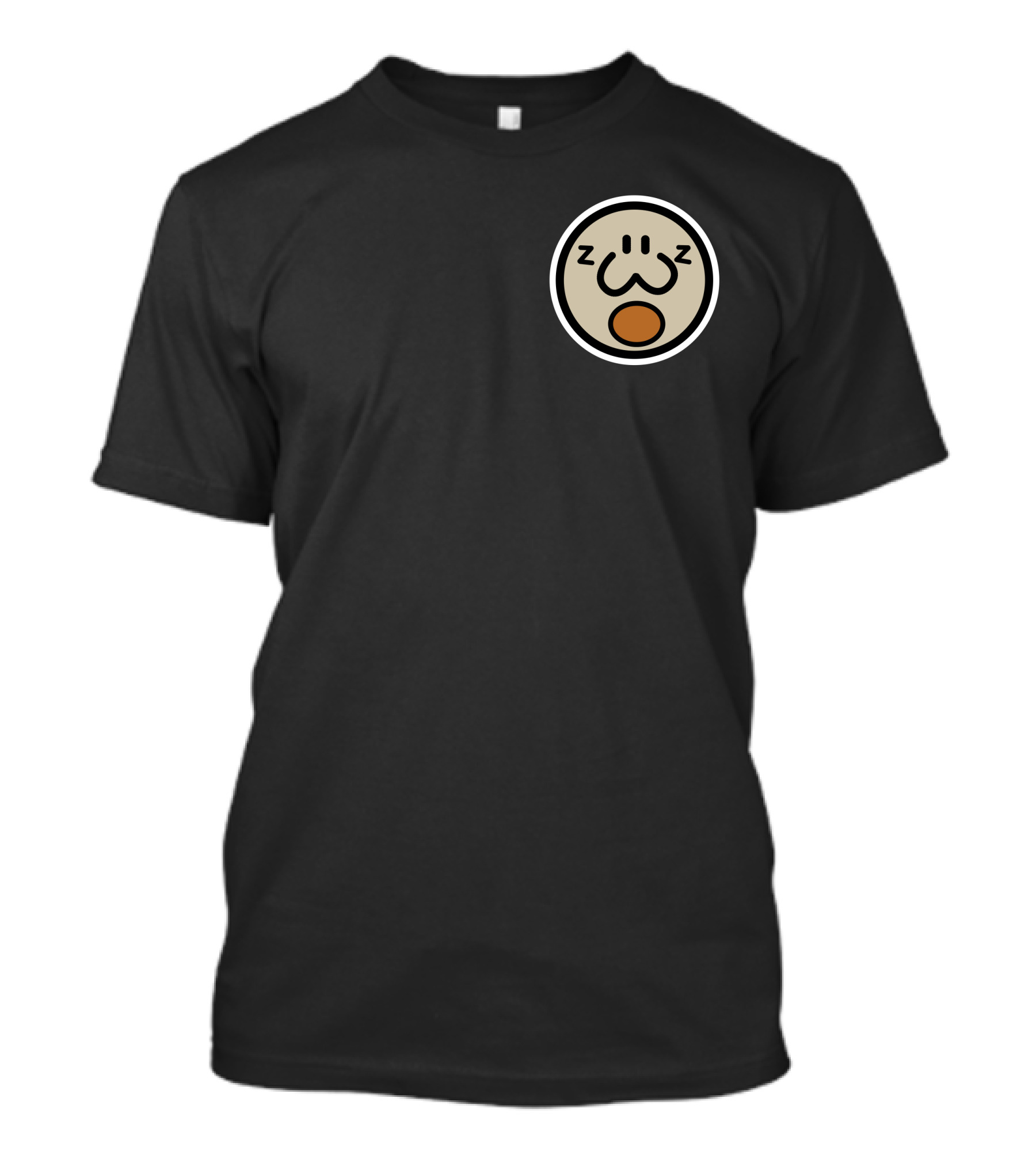 Haminations Ham Sleeping Face Cartoon Circles T-Shirt