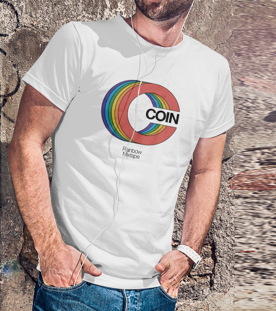 COIN Rainbow Mixtape Shop Official Store Merch T-Shirt
