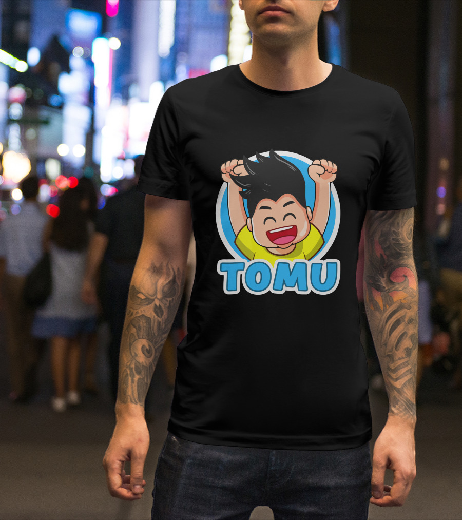 Tomu And Yumi Merch Tomu Excited Character Animation T-Shirt
