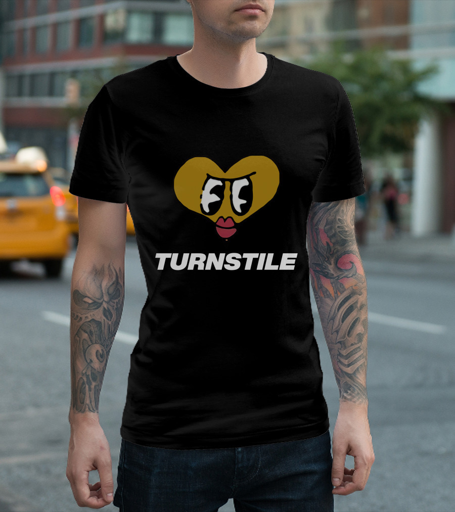 Turnstile Band Merch Heart Eyes T-Shirt