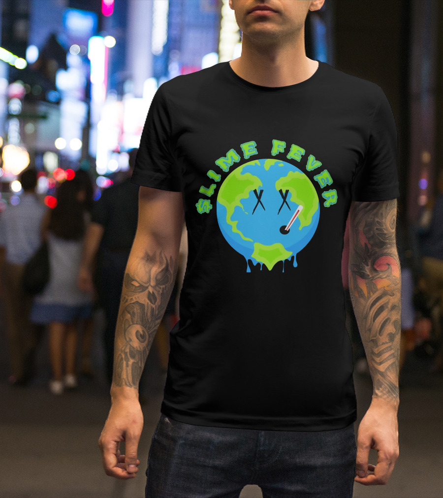 YNW Melly Slime Fever Earth Melting Emoji T-Shirt