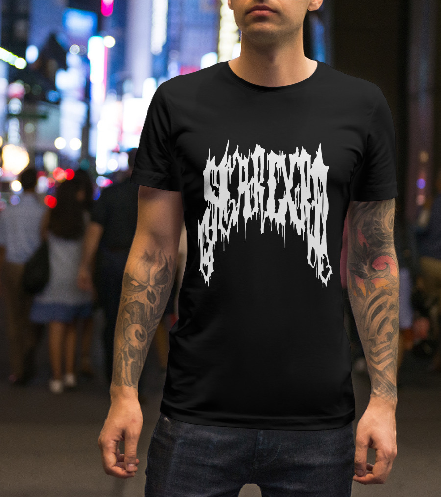 Scarlxrd Merch Metal Iconic Dripping Font T-Shirt