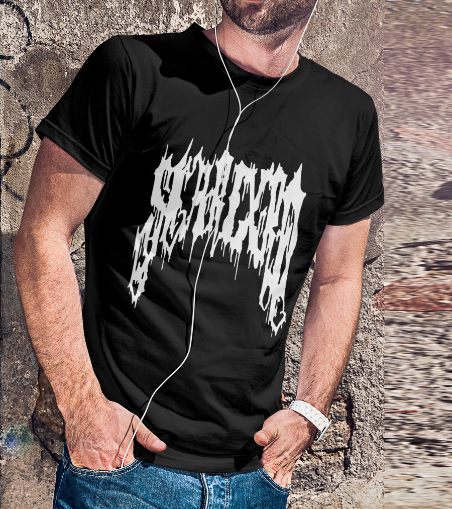 Scarlxrd Merch Metal Iconic Dripping Font T-Shirt