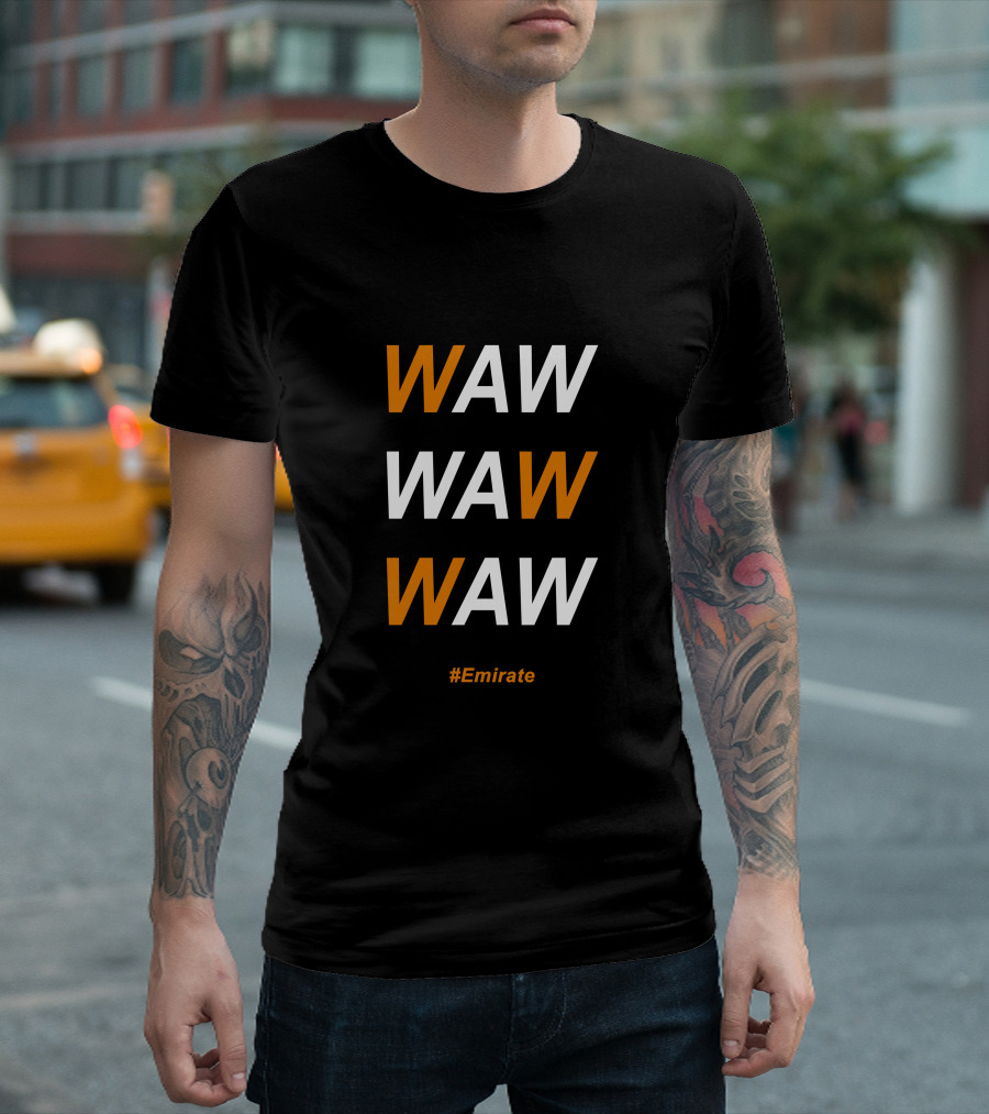 WAW WAW WAW #Emirate Emmanuel Umoh Jr Merch Store T-Shirt