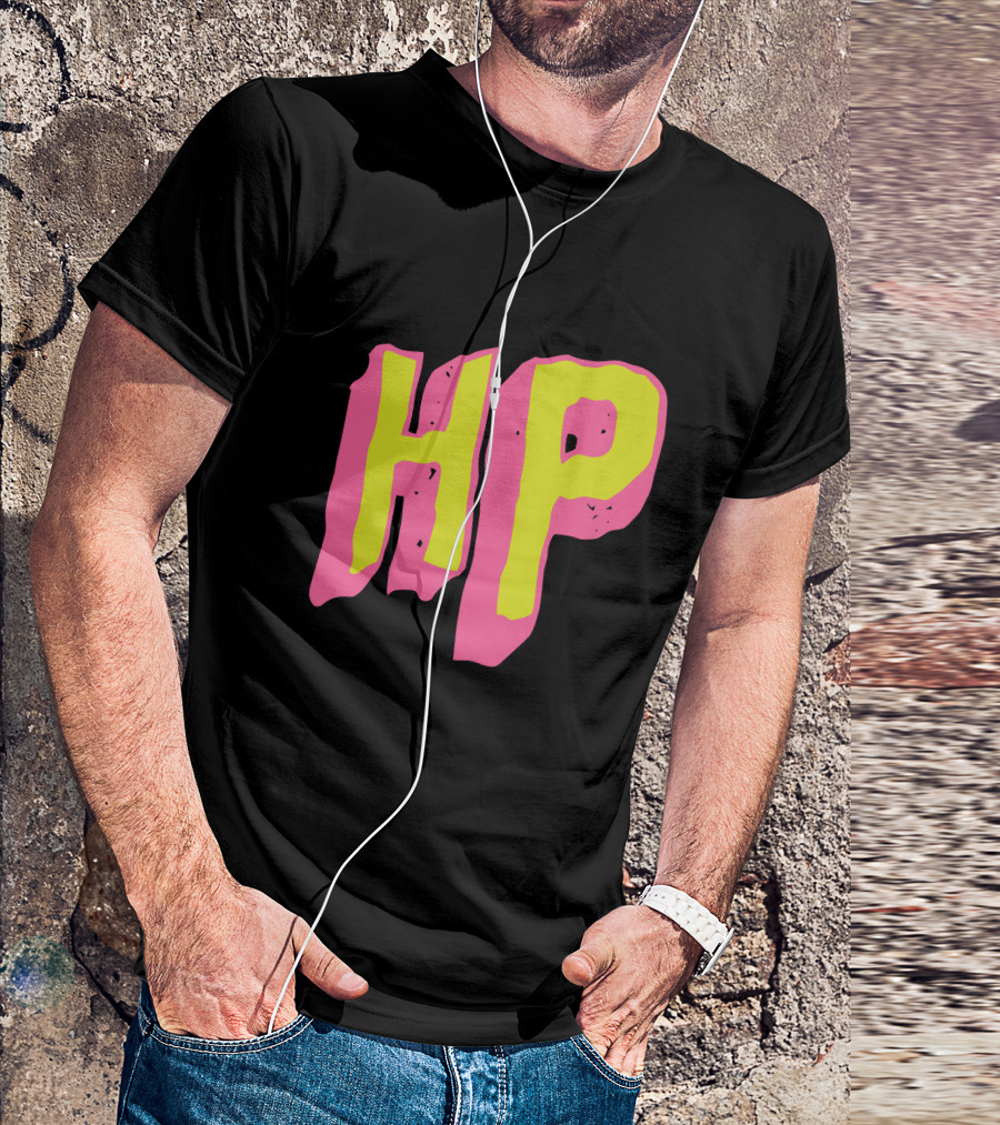 HP Text Pink And Yellow T-Shirt