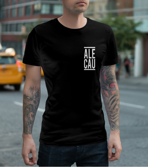 ALECAU Minimalist Text T-Shirt