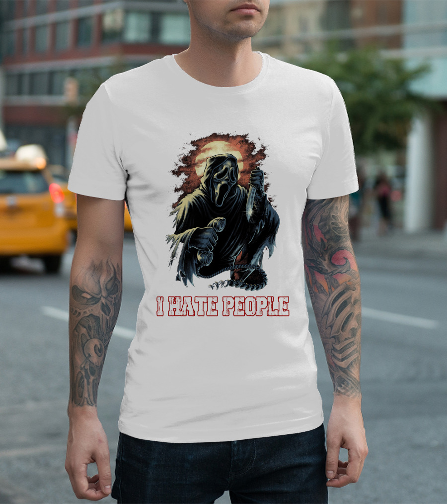 Ghostface I Hate People T-Shirt
