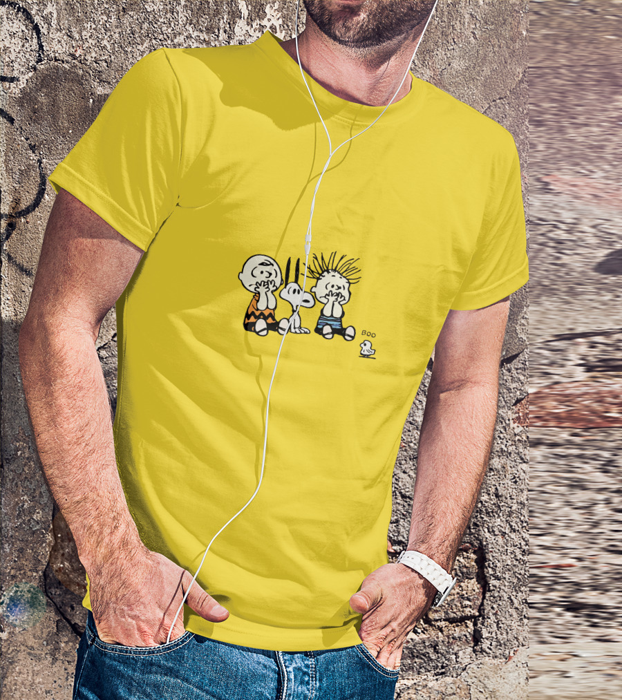Snoopy Boo Peanuts Charlie Brown Woodstock Collection T-Shirt