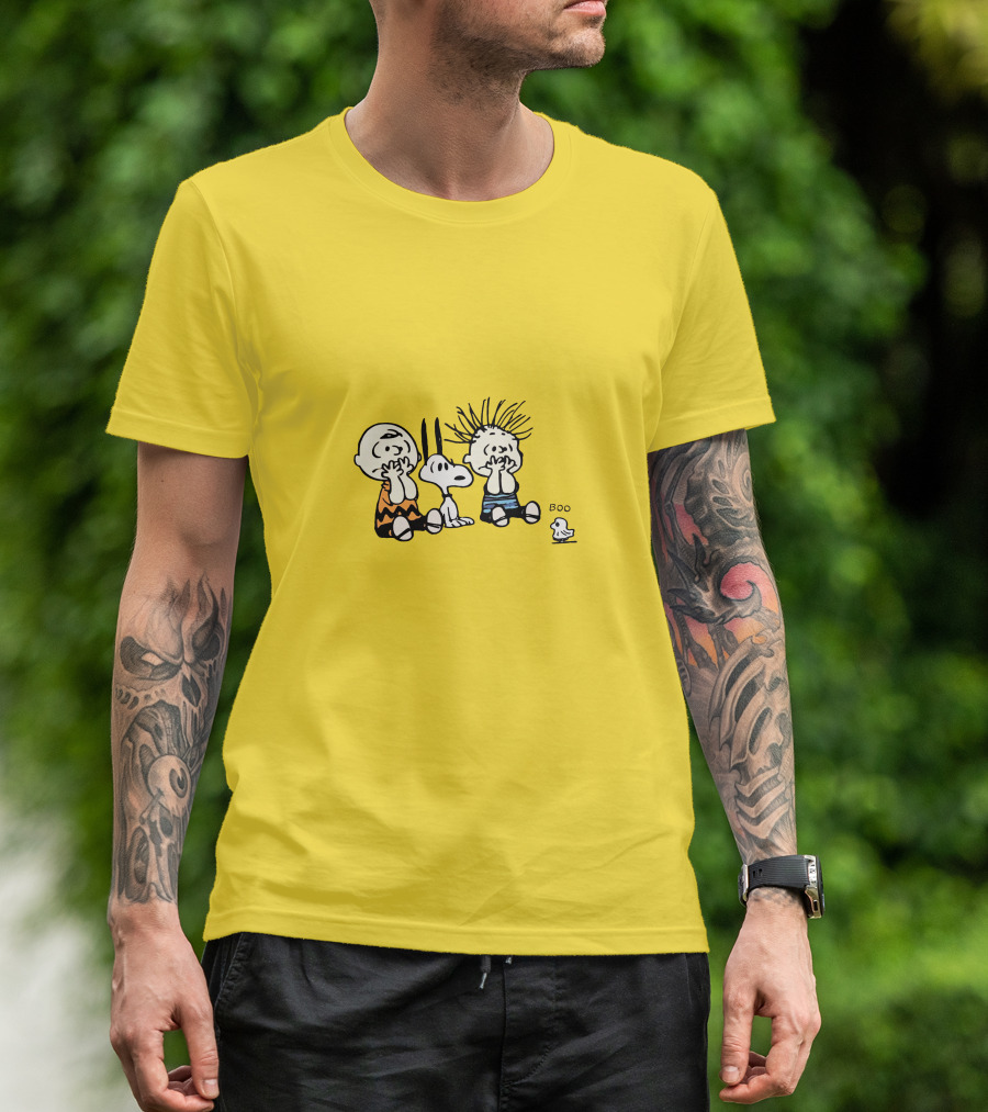 Snoopy Boo Peanuts Charlie Brown Woodstock Collection T-Shirt