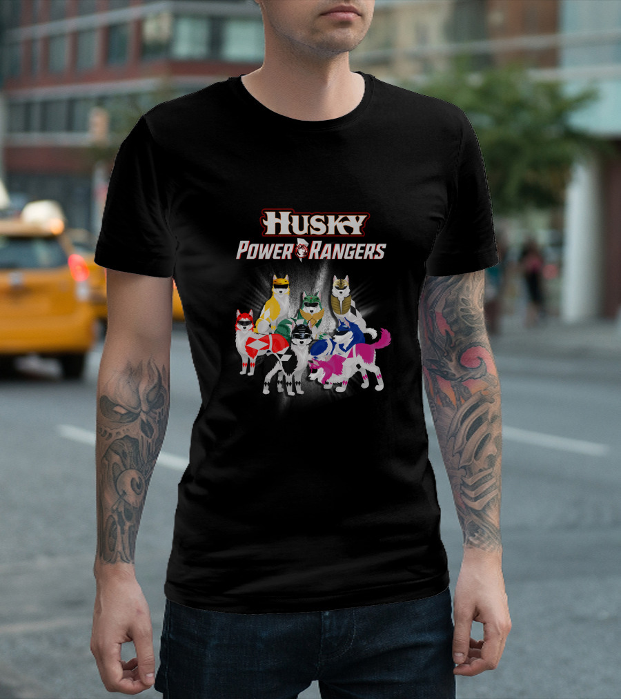 Husky Power Rangers Costume Team T-Shirt
