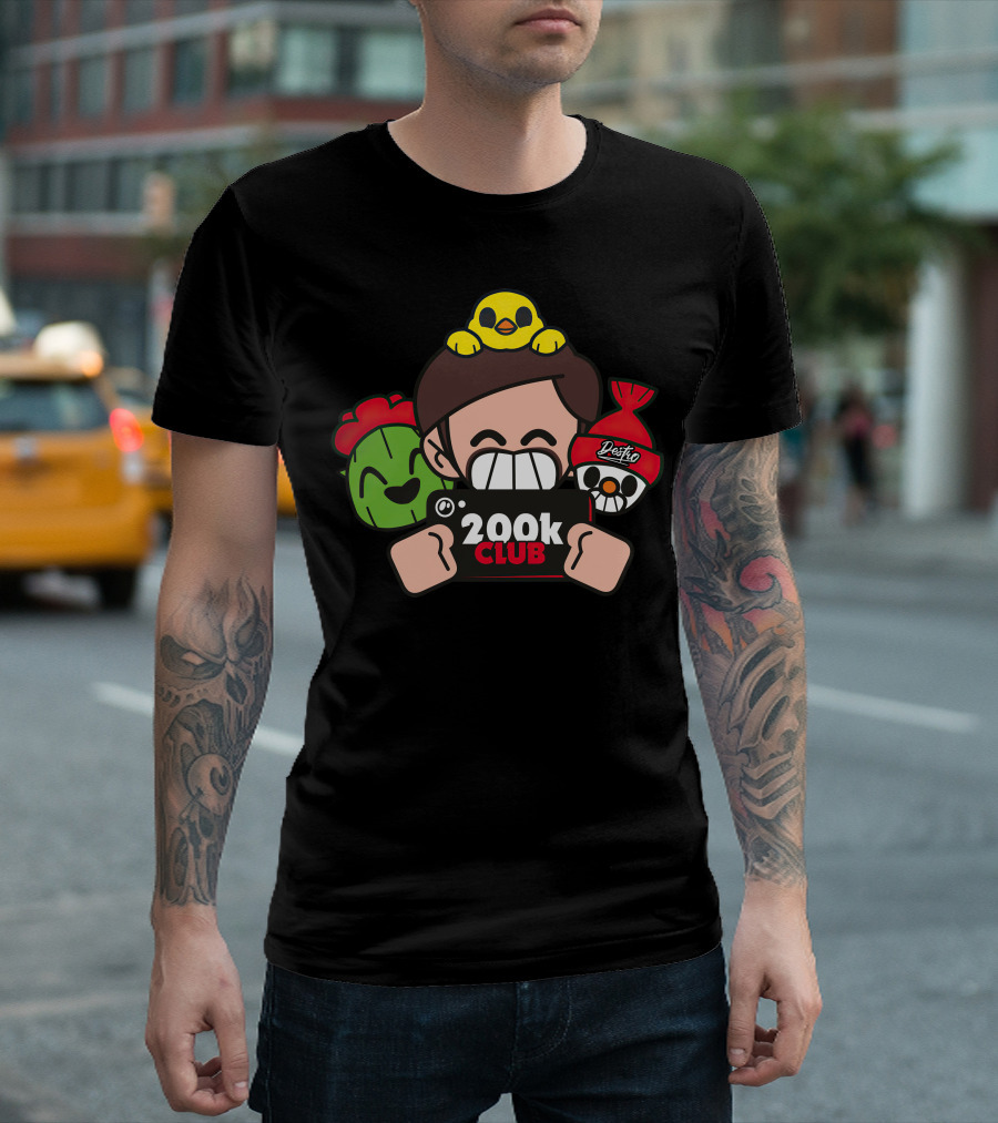 jakub destro merch 200k club T-Shirt