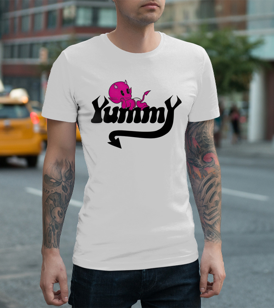 Yummy Pink Devil Tara Yummyy Merch T-Shirt
