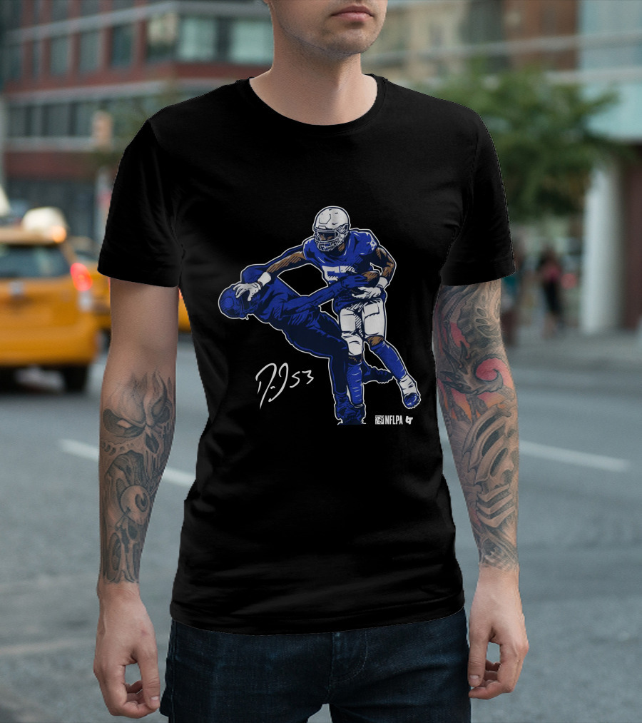 Darius Leonard NFLPA Stiff Arm 53 Sports T-Shirt