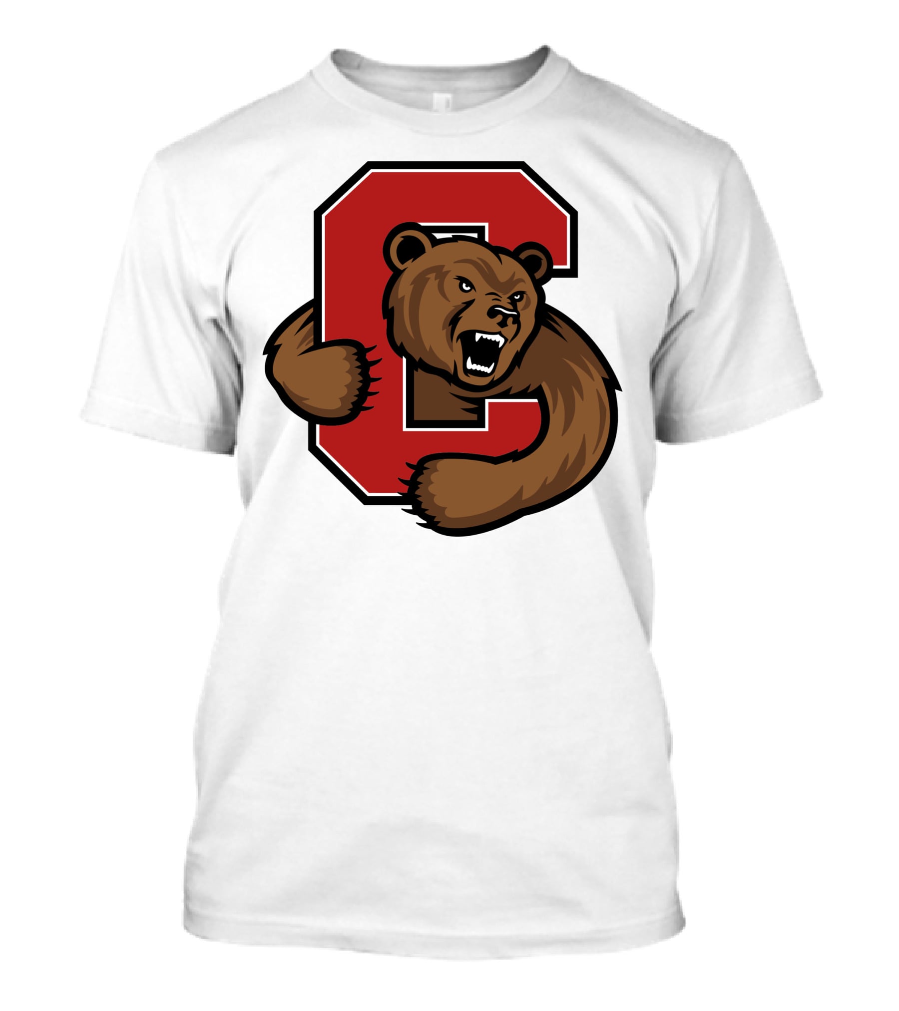 Cornell Big Red Bear Logo C T-Shirt