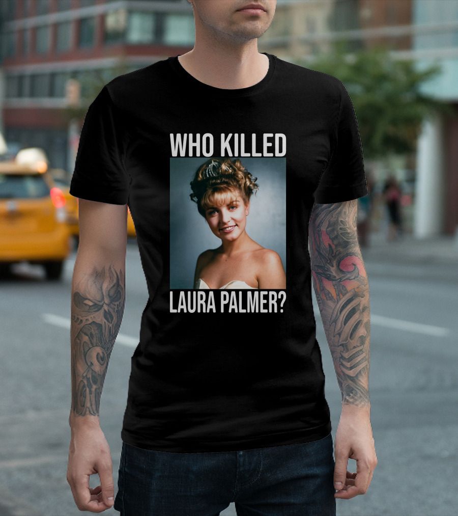 Who Killed Laura Palmer? Twin Peaks Mystery Image T-Shirt