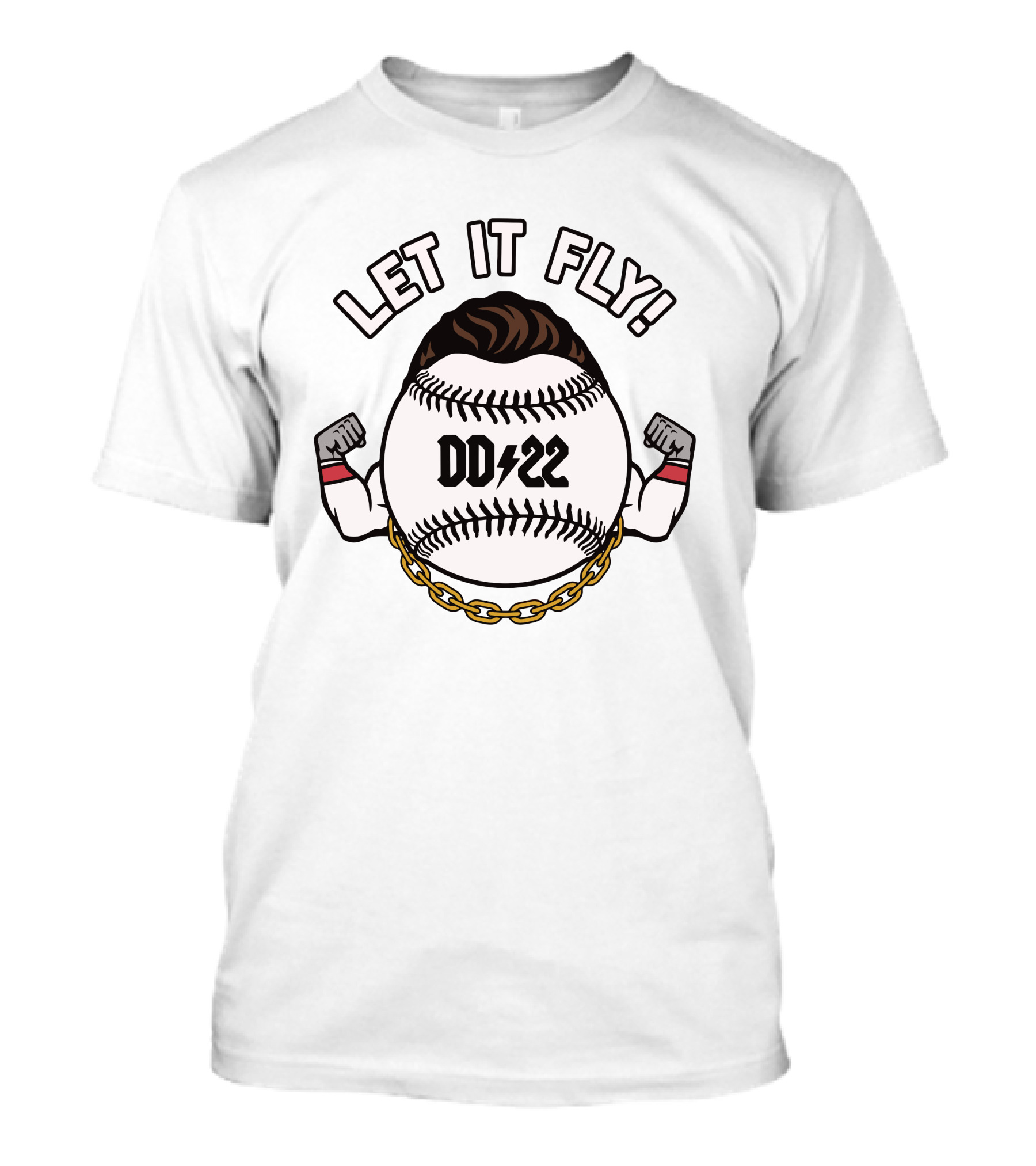 LET IT FLY DD22 Baseball T-Shirt