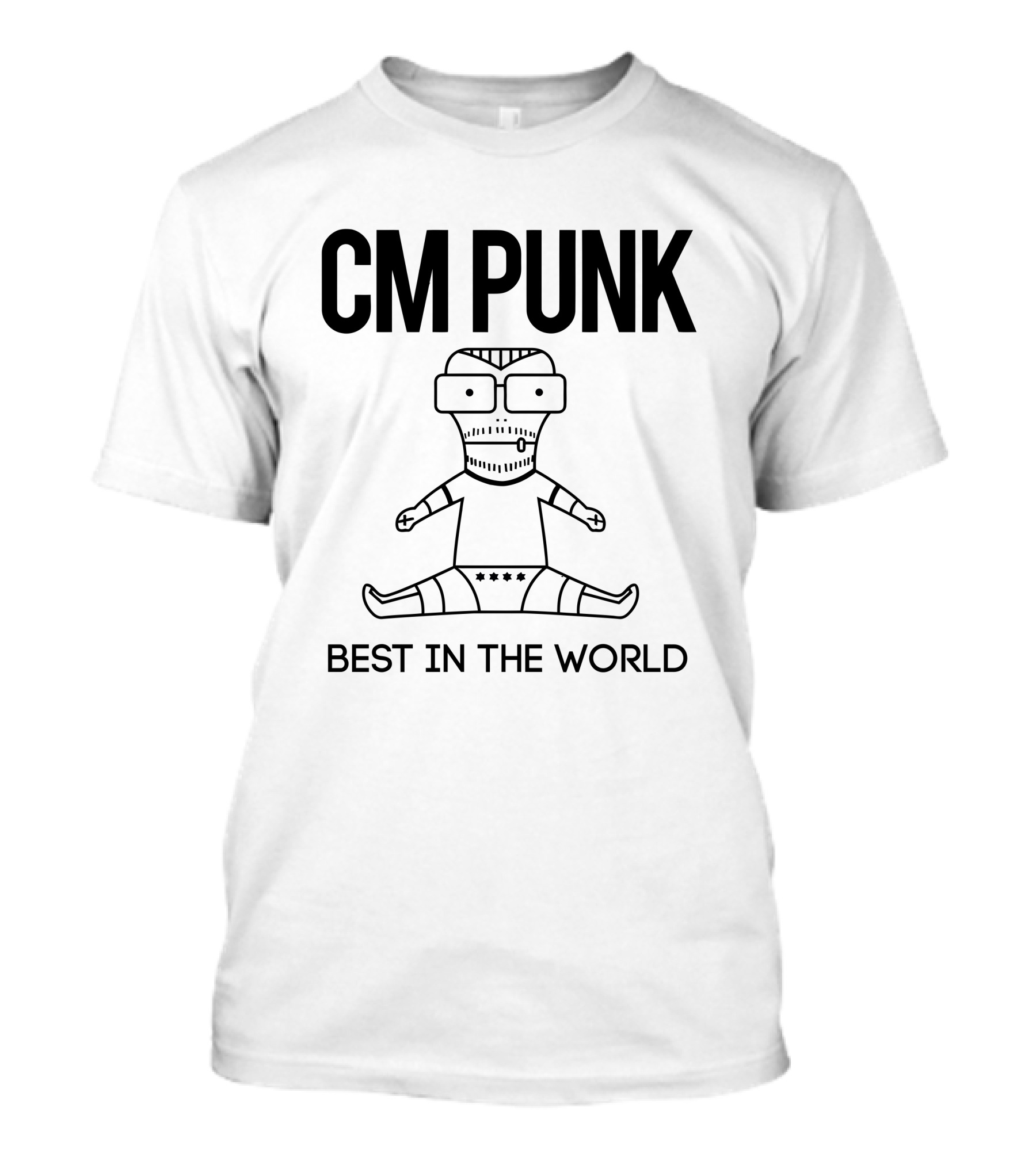 CM Punk Best In The World Little Cartoon Wrestler T-Shirt