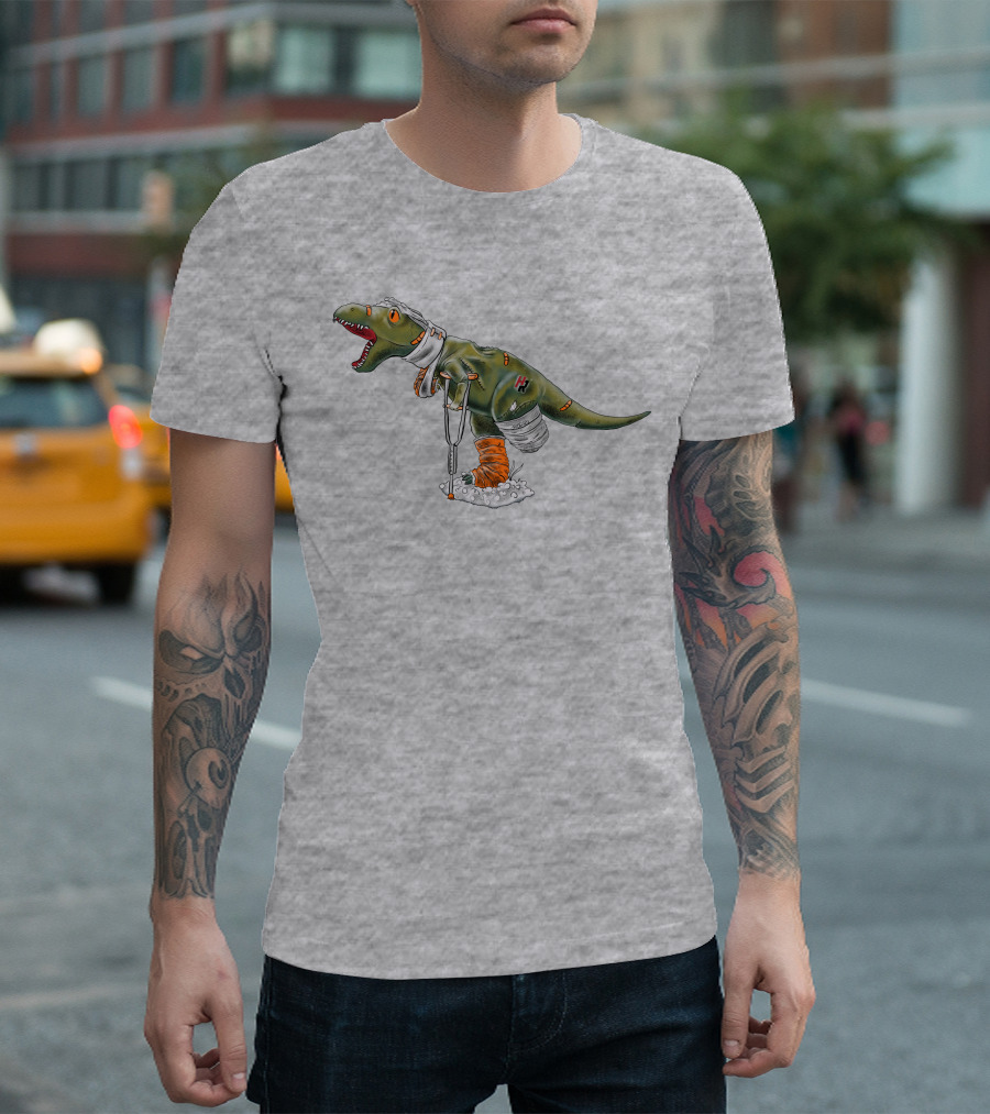 How Ridiculous Merch Injured Rexy Navy T-Shirt