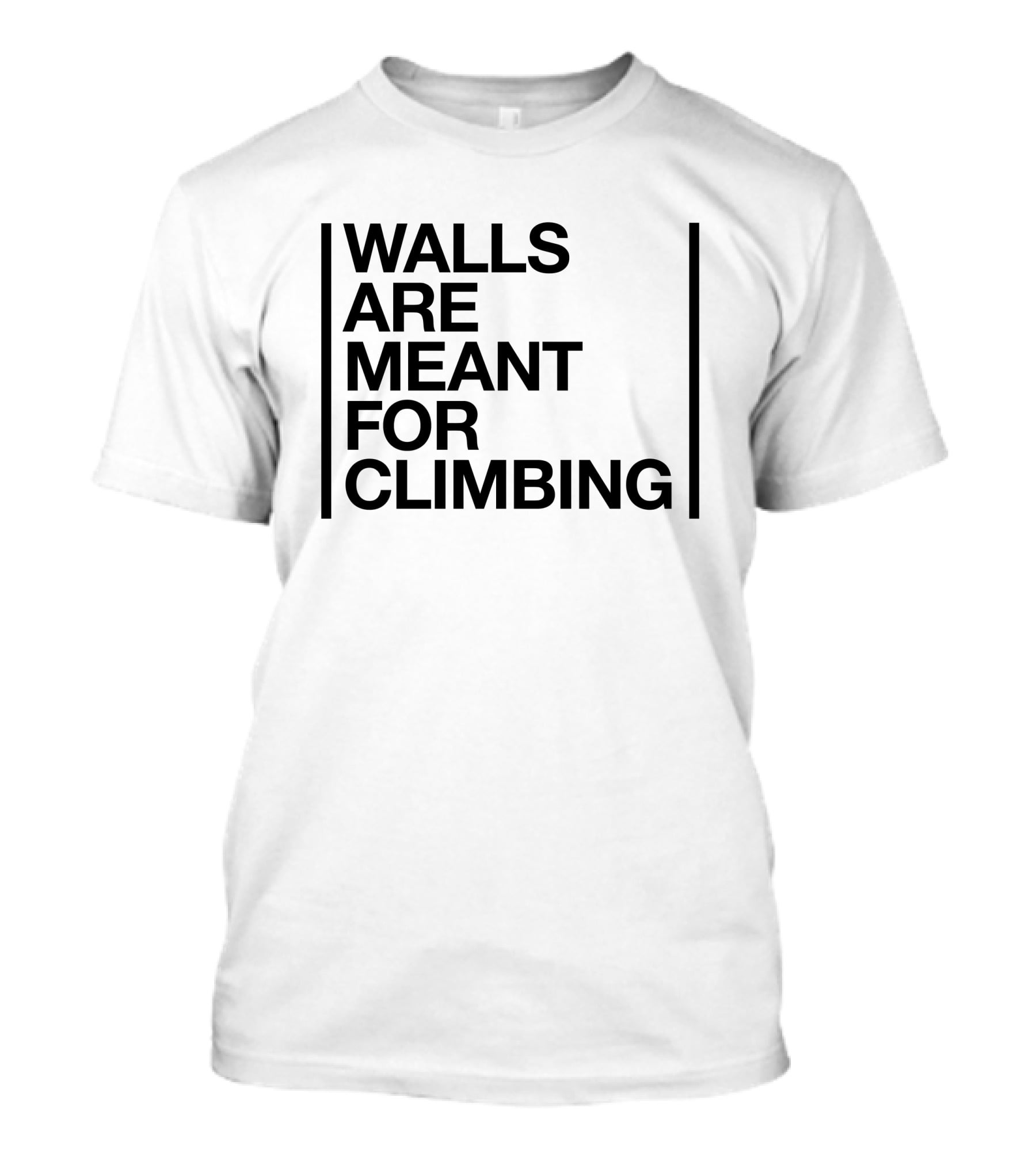 Walls Are Meant For Climbing By The North Face T-Shirt