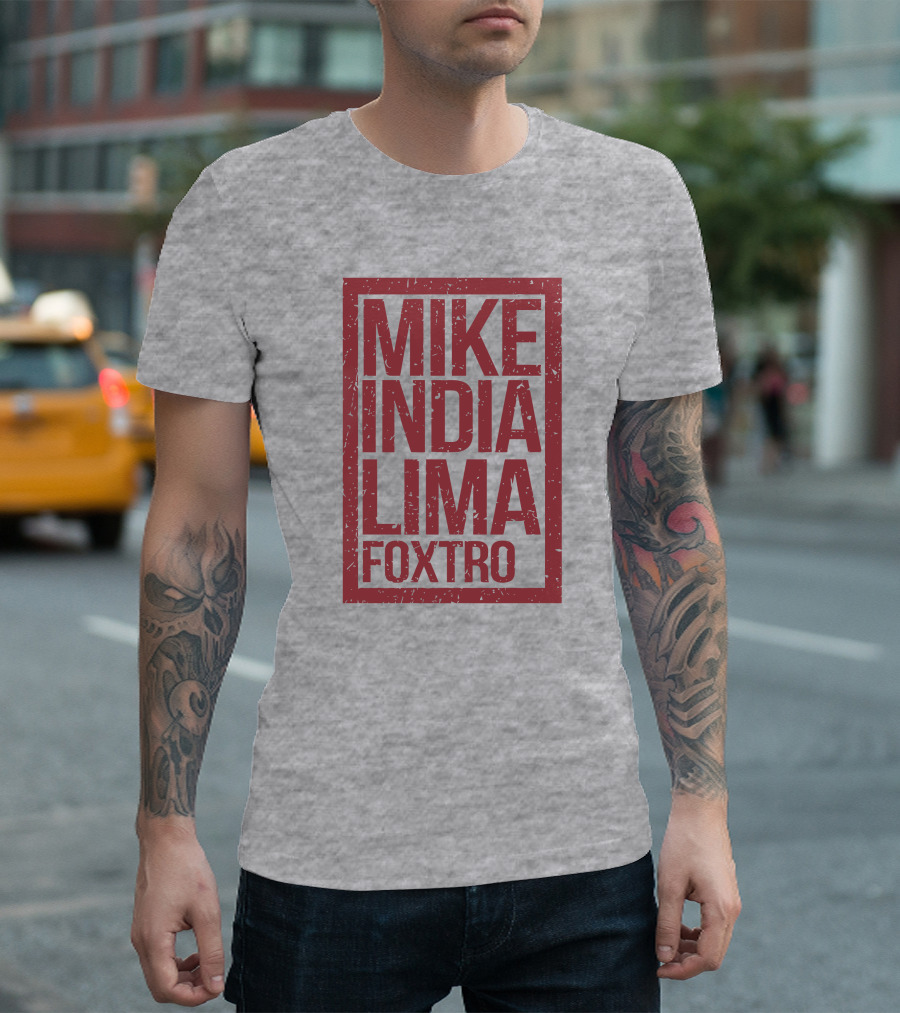 Mike India Lima Foxtrot Phonetic Alphabet 패션 티셔츠 Inspiration T-Shirt