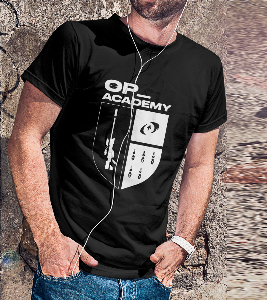 Cdnthe3rd Merch Op Academy Sniper Shield Tactical Icons T-Shirt