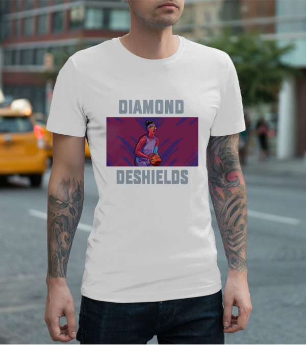 Diamond Deshields Basketball Player T-Shirt