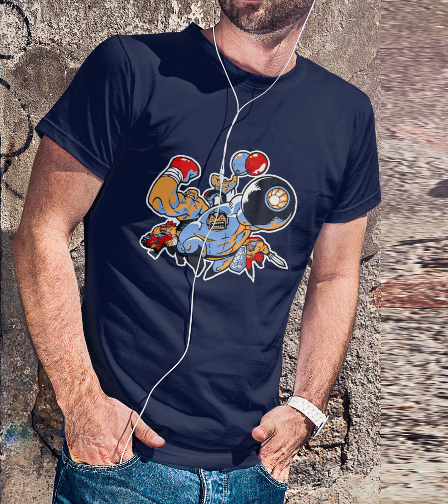 Abobo's Big Adventure Retro Pixel Brawler Compilation T-Shirt