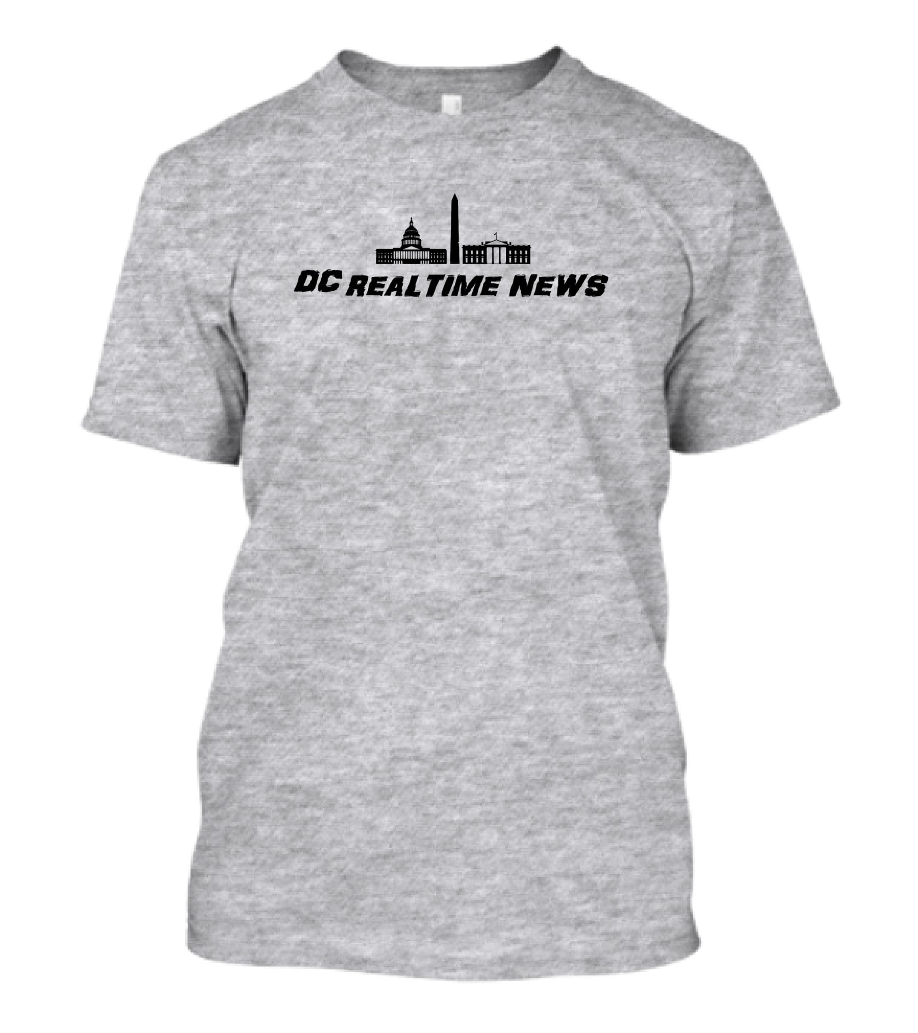 DC Realtime News Capitol White House Washington Monument T-Shirt