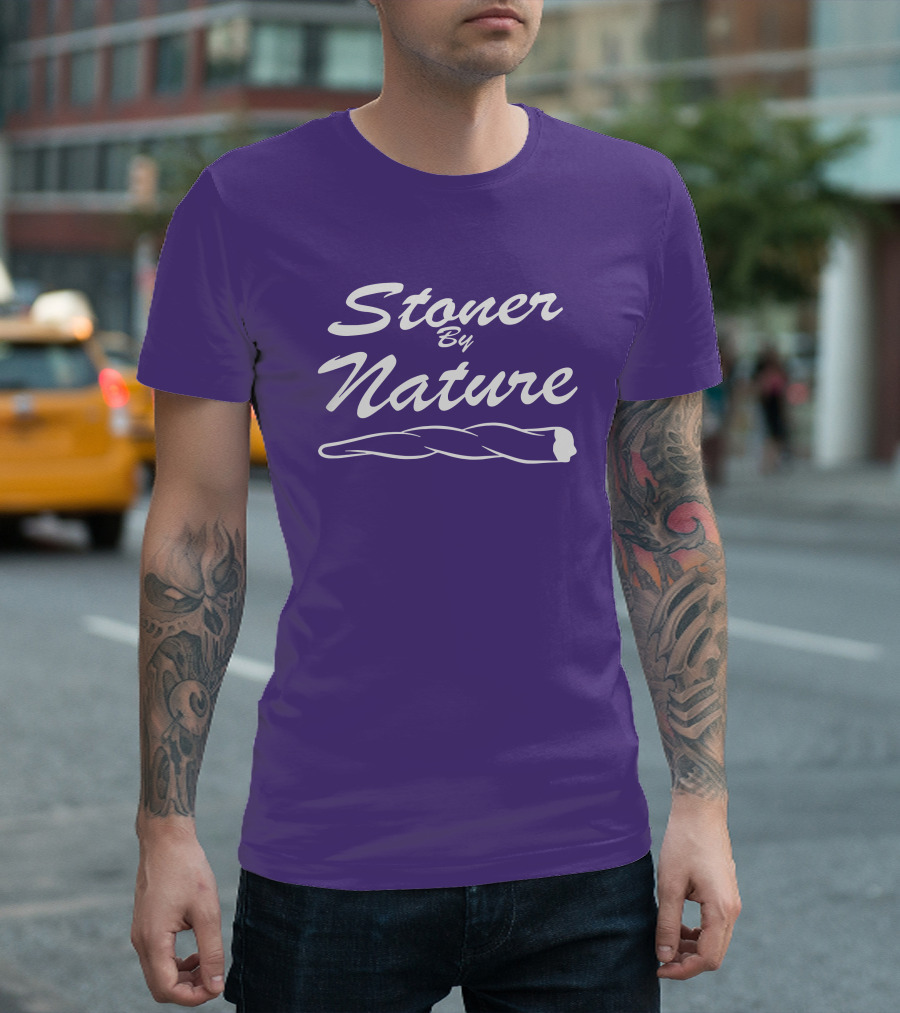 Ymh Merch Stoner By Nature Rolling Joint T-Shirt