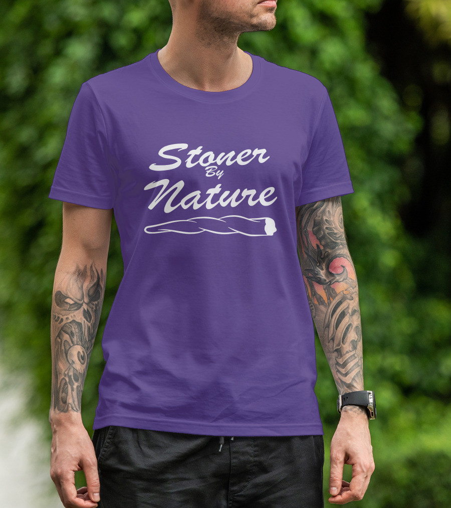 Ymh Merch Stoner By Nature Rolling Joint T-Shirt