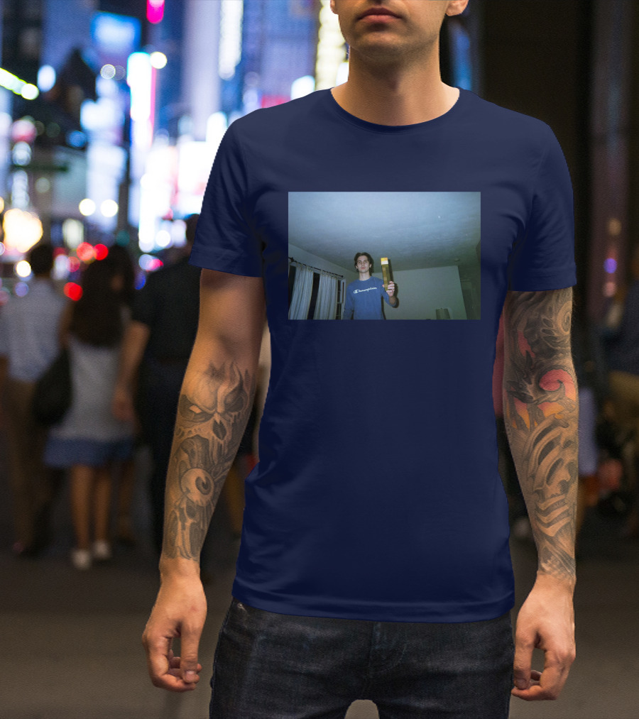 Champion Blue Sweatshirt Daijoubu Merch Needles T-Shirt