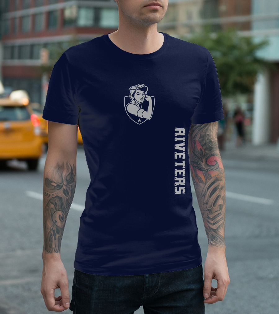 Steel Stretch Riveters Rivetershockeyshop Rosie The Riveter T-Shirt