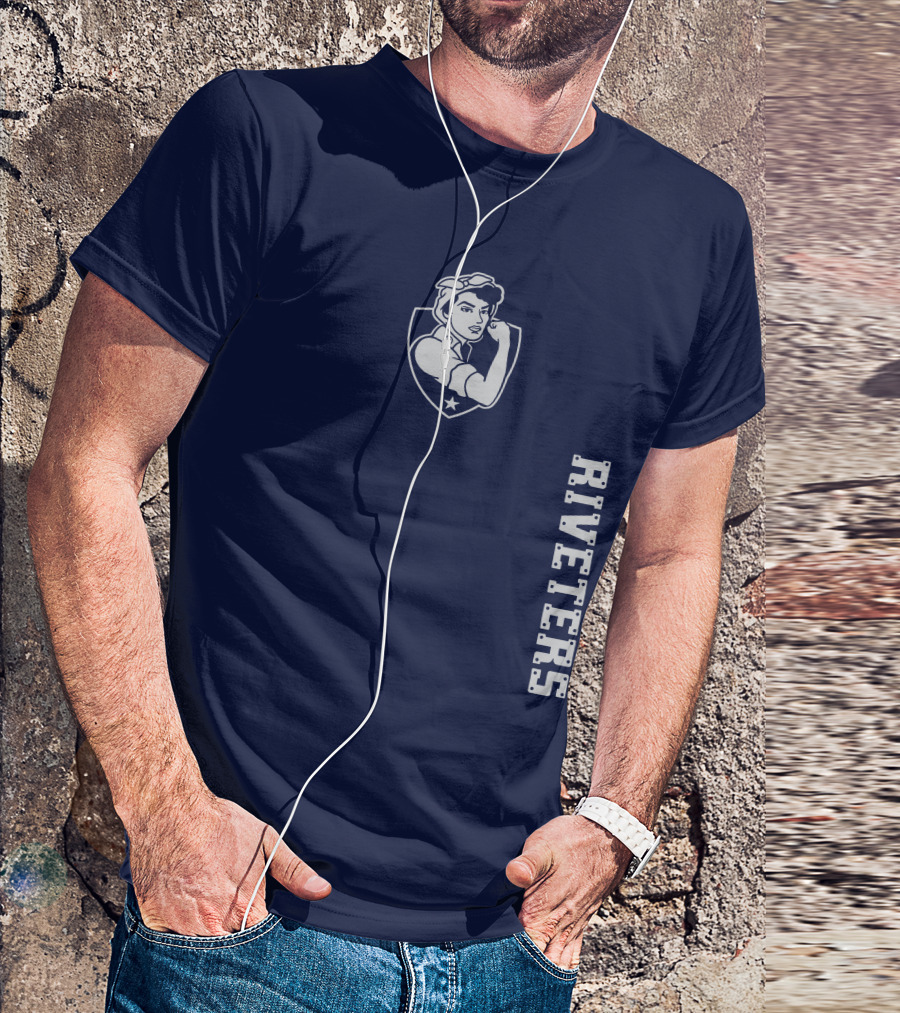 Steel Stretch Riveters Rivetershockeyshop Rosie The Riveter T-Shirt