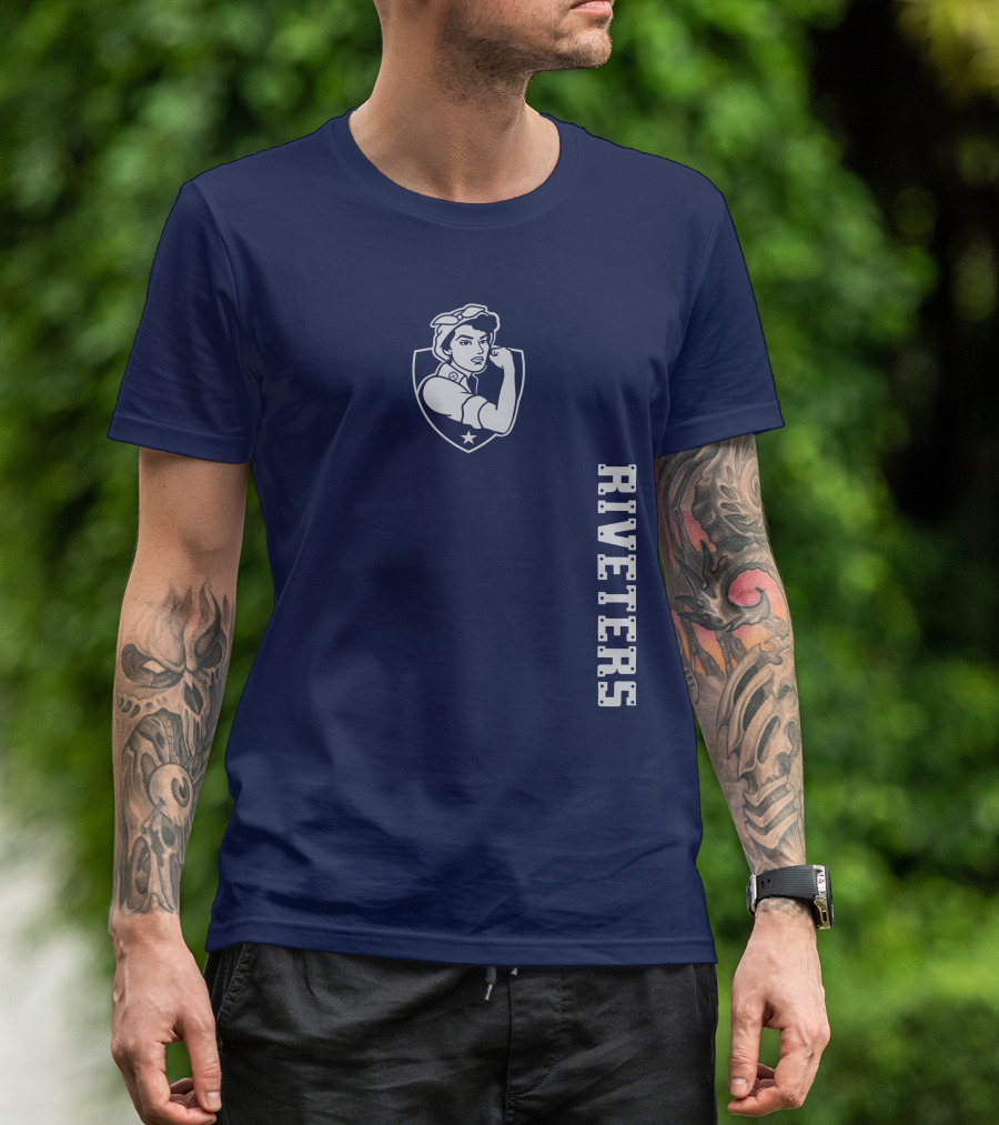Steel Stretch Riveters Rivetershockeyshop Rosie The Riveter T-Shirt