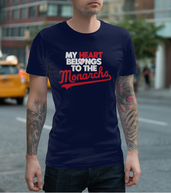 My Heart Belongs To The KC Monarchs T-Shirt