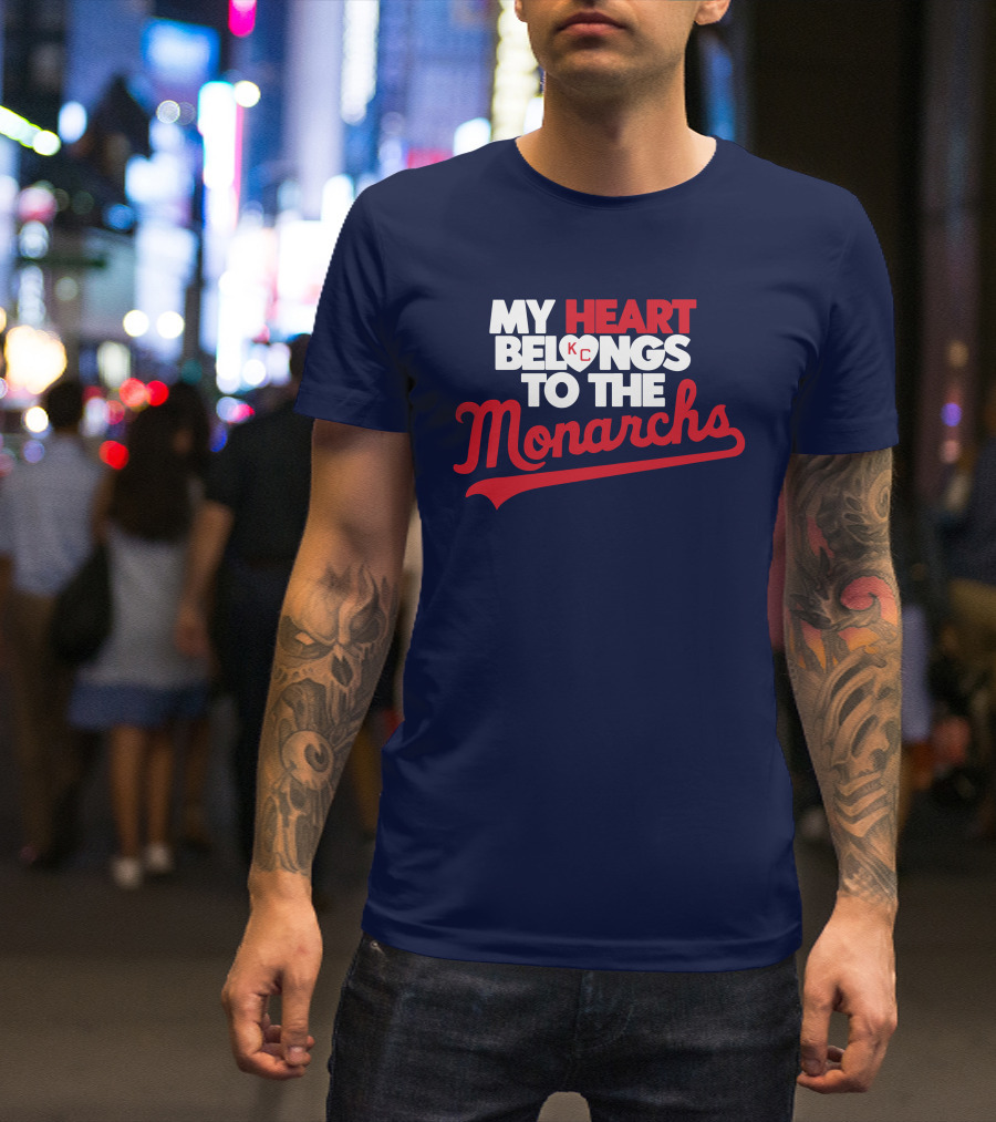 My Heart Belongs To The KC Monarchs T-Shirt